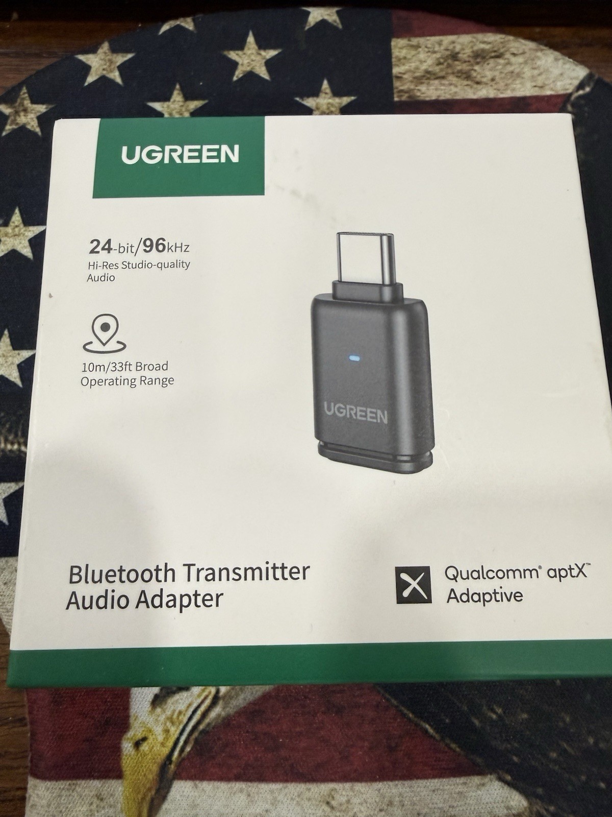 UGREEN USB-C BLUETOOTH ADAPTER TRANMITTER MODEL BT501