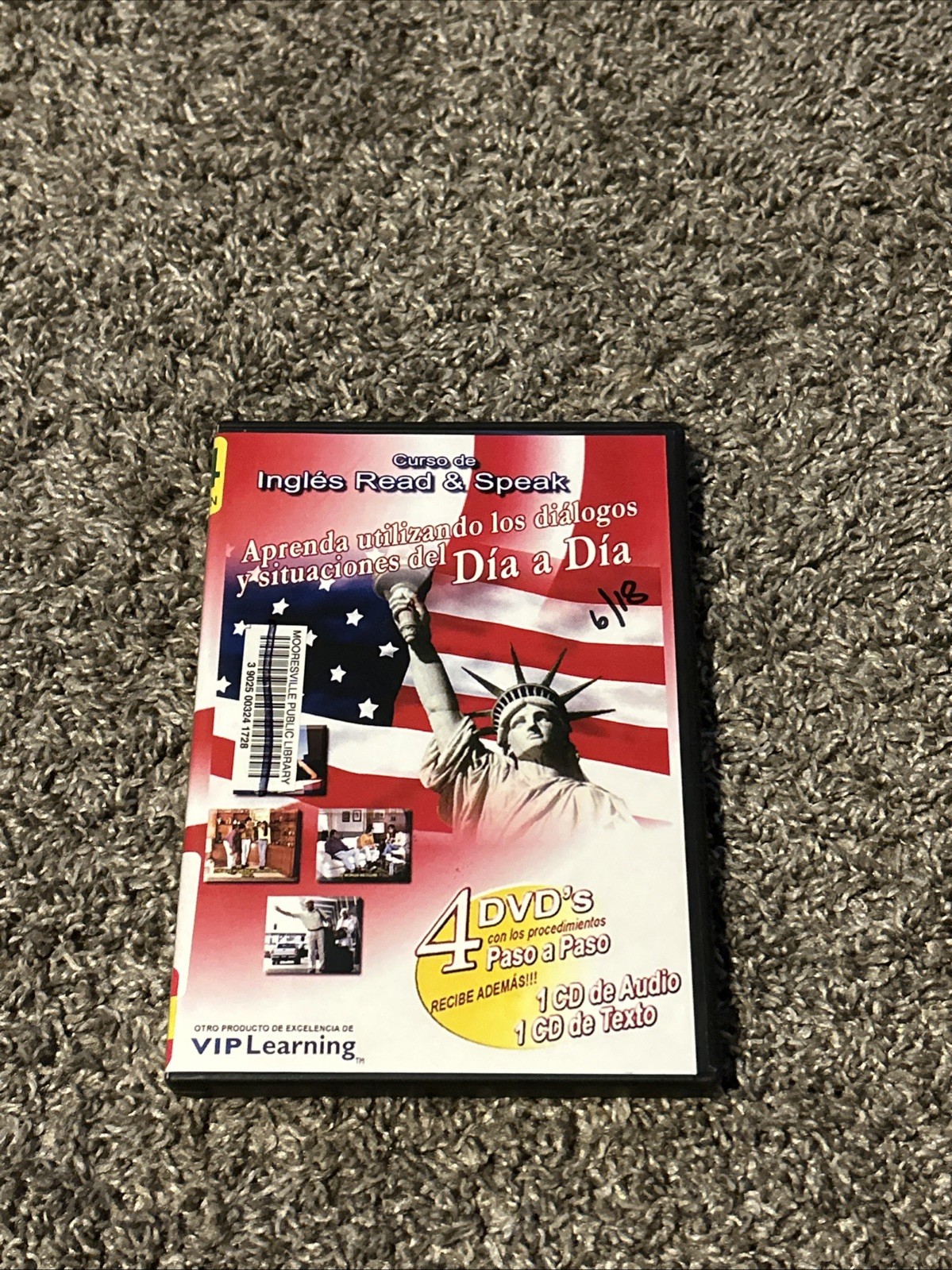 Curso de Ingles Read & Speak VIP Learning 4 DVDs + 1 Audio CD