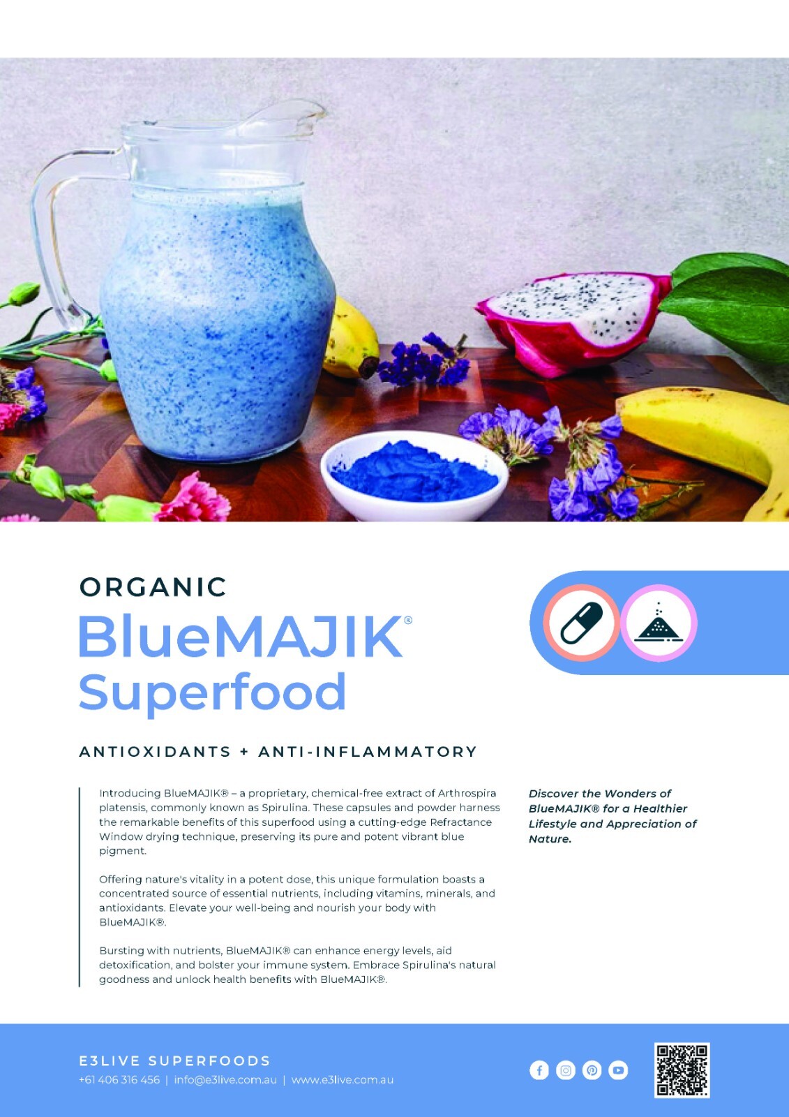 BlueMAJIK® Powder (25% off) - Elevate Your Wellness with 460g