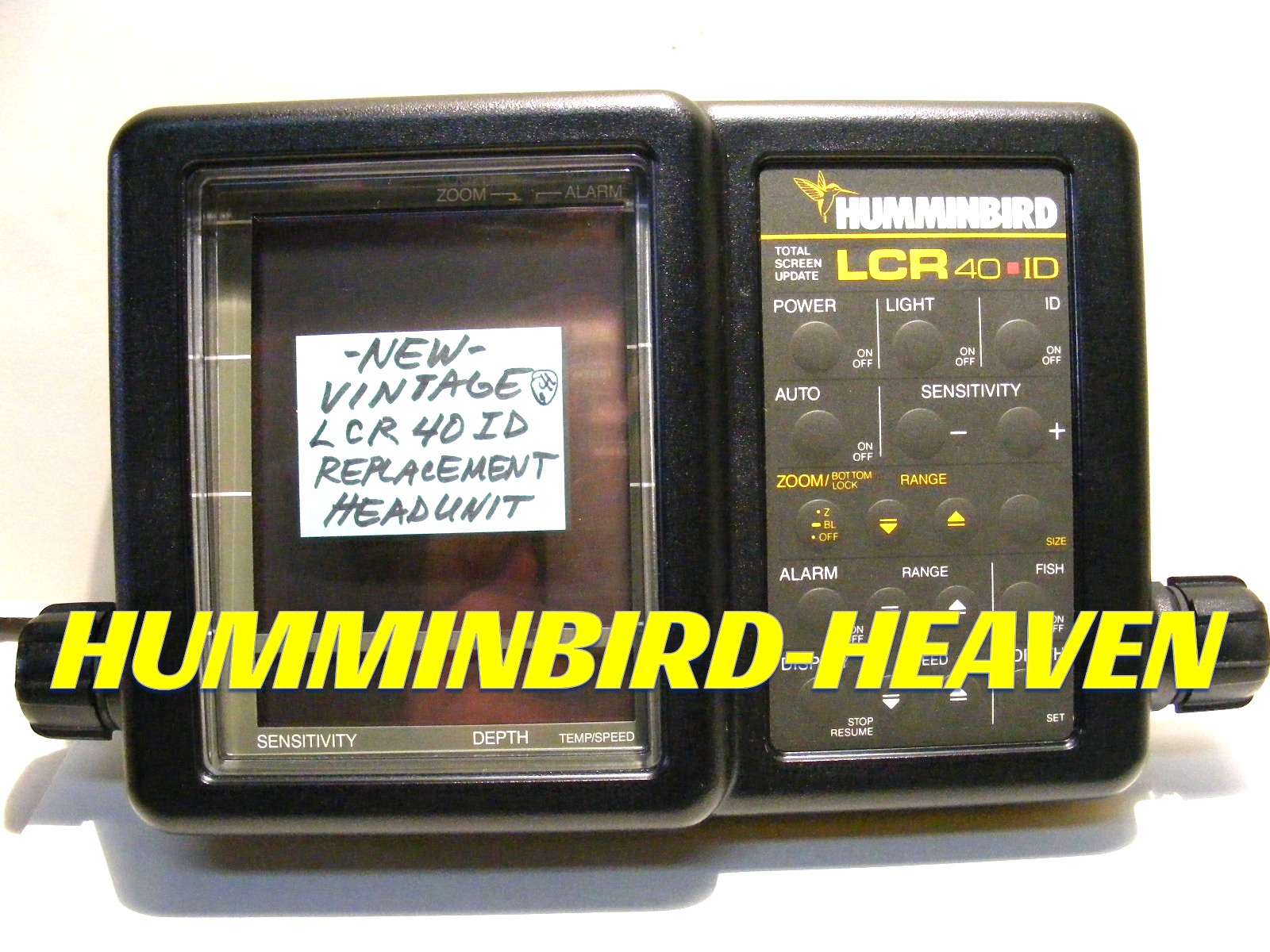 NEW VINTAGE HUMMINBIRD LCR 40-ID FISHFINDER BARE REPLACEMENT HEAD UNIT ONLY LQQK