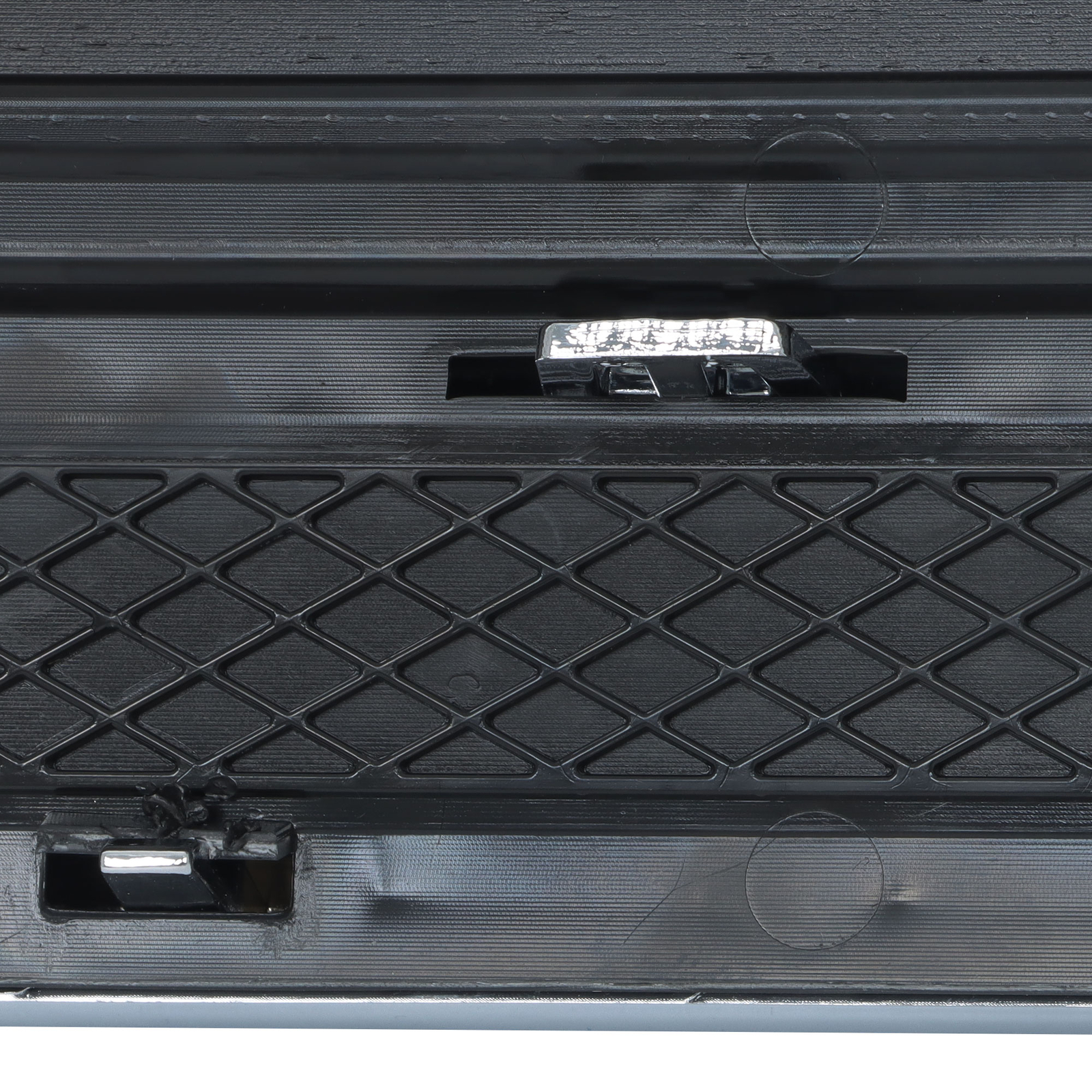 Front Upper Bumper Grille With Chrome Trim Plastic For 2013-2019 Ford Flex