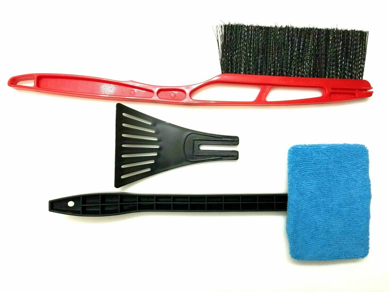 Ice Scraper For Car & Snow Remover Brush Tool 2 in 1 & Windshield Cleaner - KIT