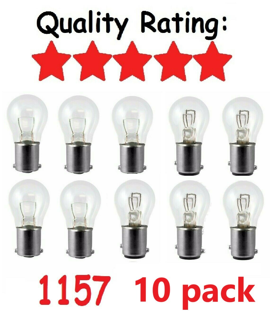 10x 1157 12v Low Voltage S8 Light Bulb Auto Car Taxi Signal Turn Tail Stop Lamp