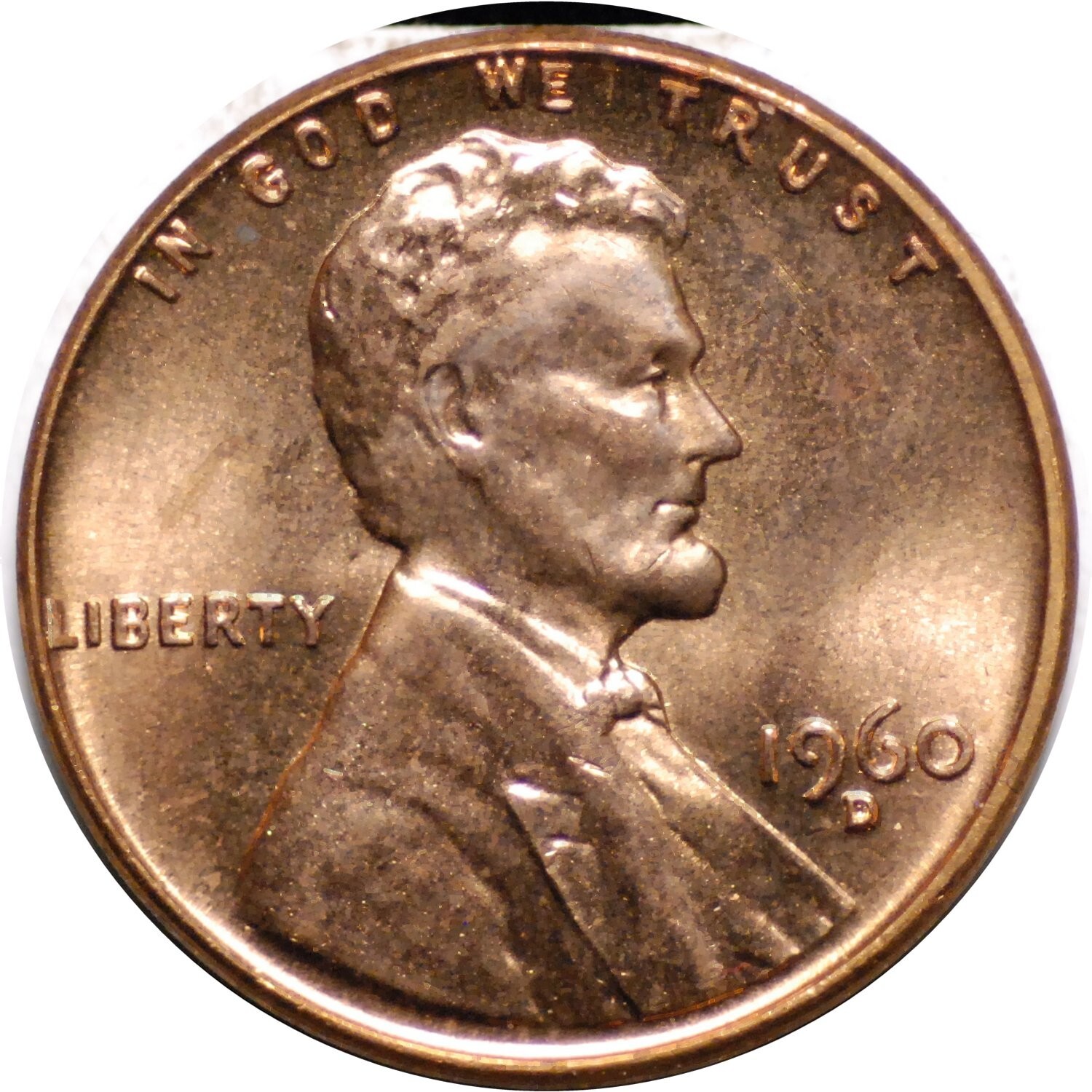 1960-D/D  Lincoln Cent - CONECA RPM-037 #37 Wexler WRPM-031 -  Choice BU Red