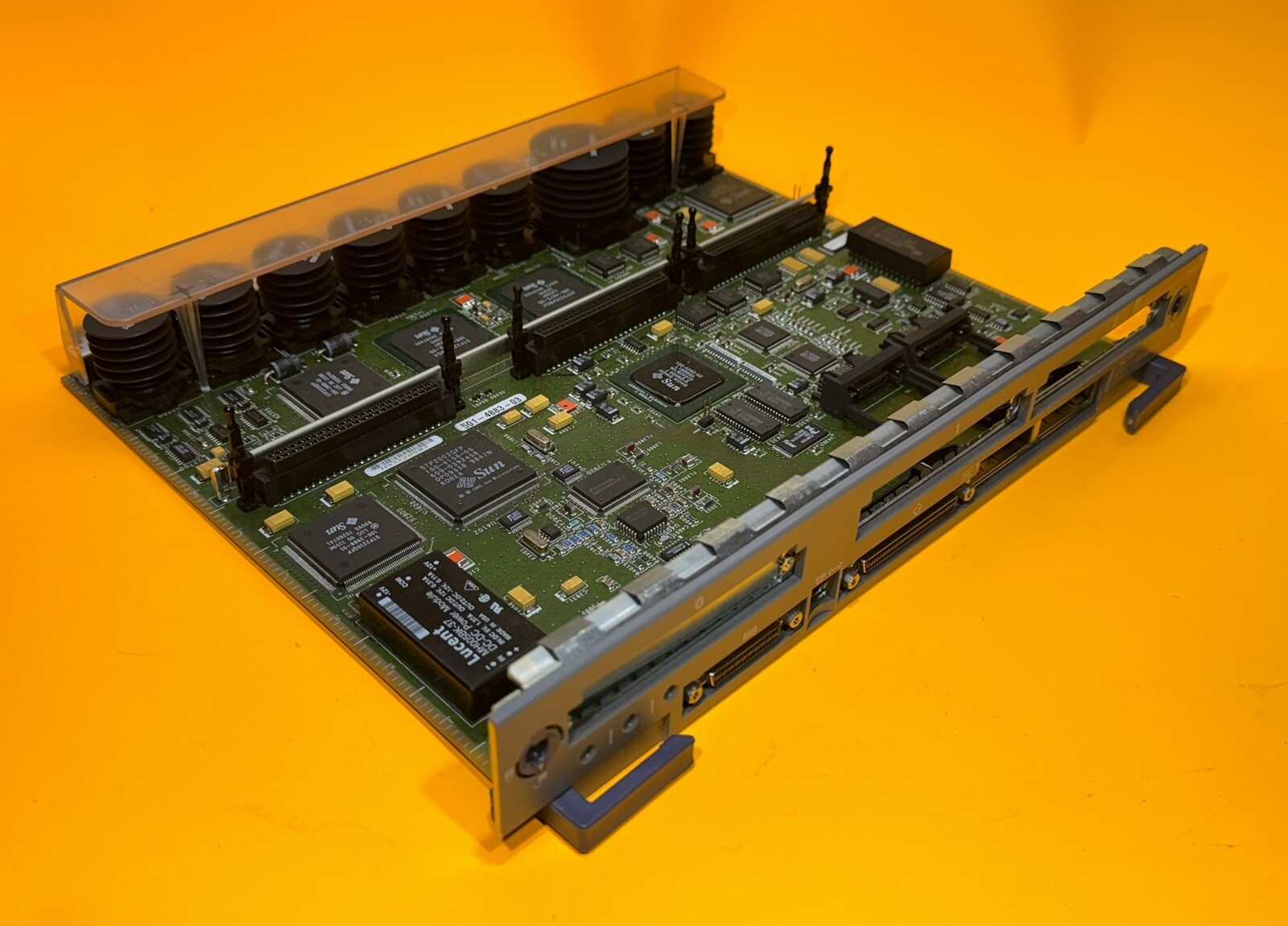 Sun 501-4883 SBus I/O Board with SOC+ X2612A Sun Enterprise 4500, Tested!