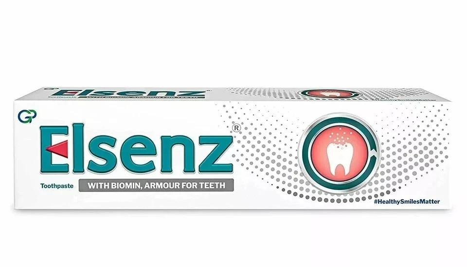 Elsenz Anti Cavity Fluoride Toothpaste 70g - Pack of 6