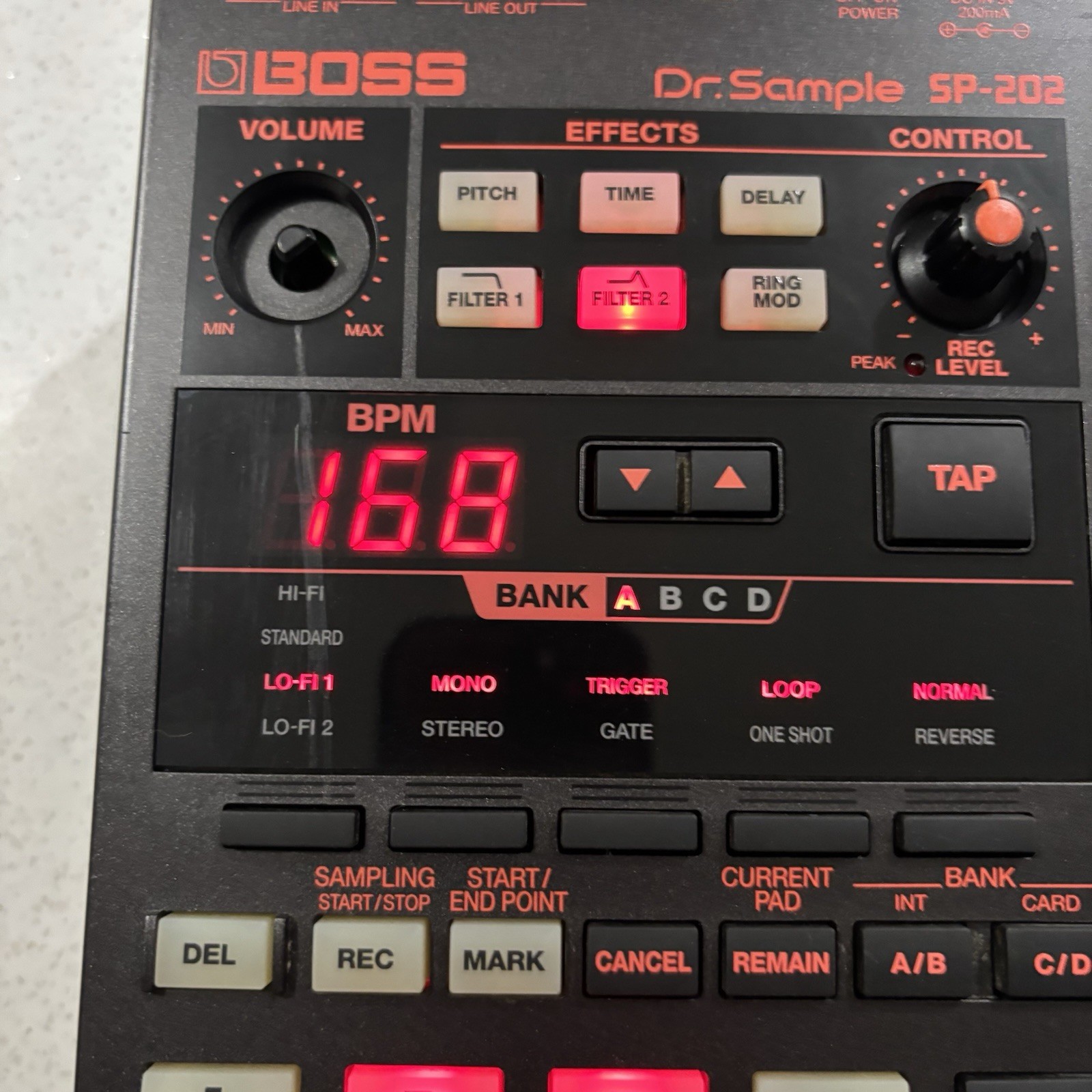 Boss SP-202 Dr. Sample Sampler Looper Drum Machine W/ Memory Card SOLD AS IS