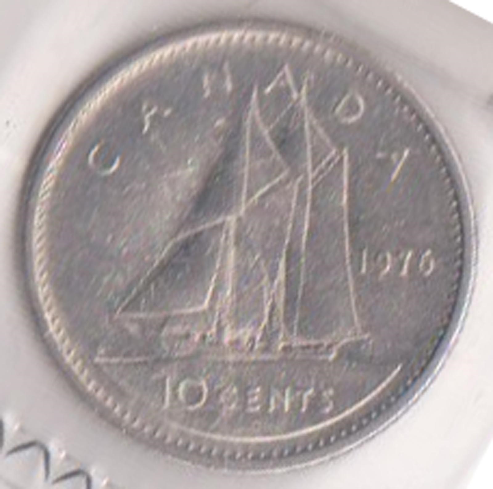 (H233-21) 1976 Canada 10c coin (U)