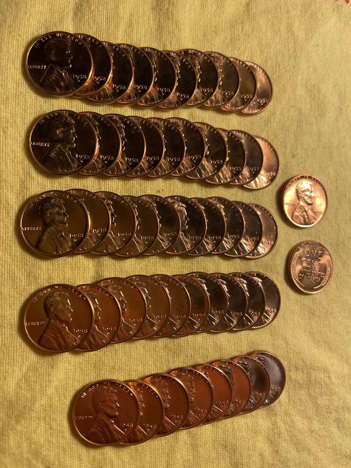 1958 D Lincoln Cent Uncirculated