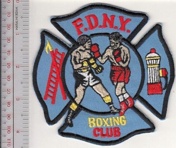 New York City NYC Fire Department Firemen Boxing Club, NYC blue NO TARIFF