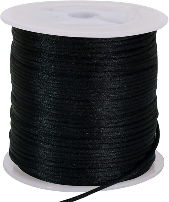 1.5mm x 50 Yards Nylon Sting Cord for Bracelet Necklace Jewelry Making Beading