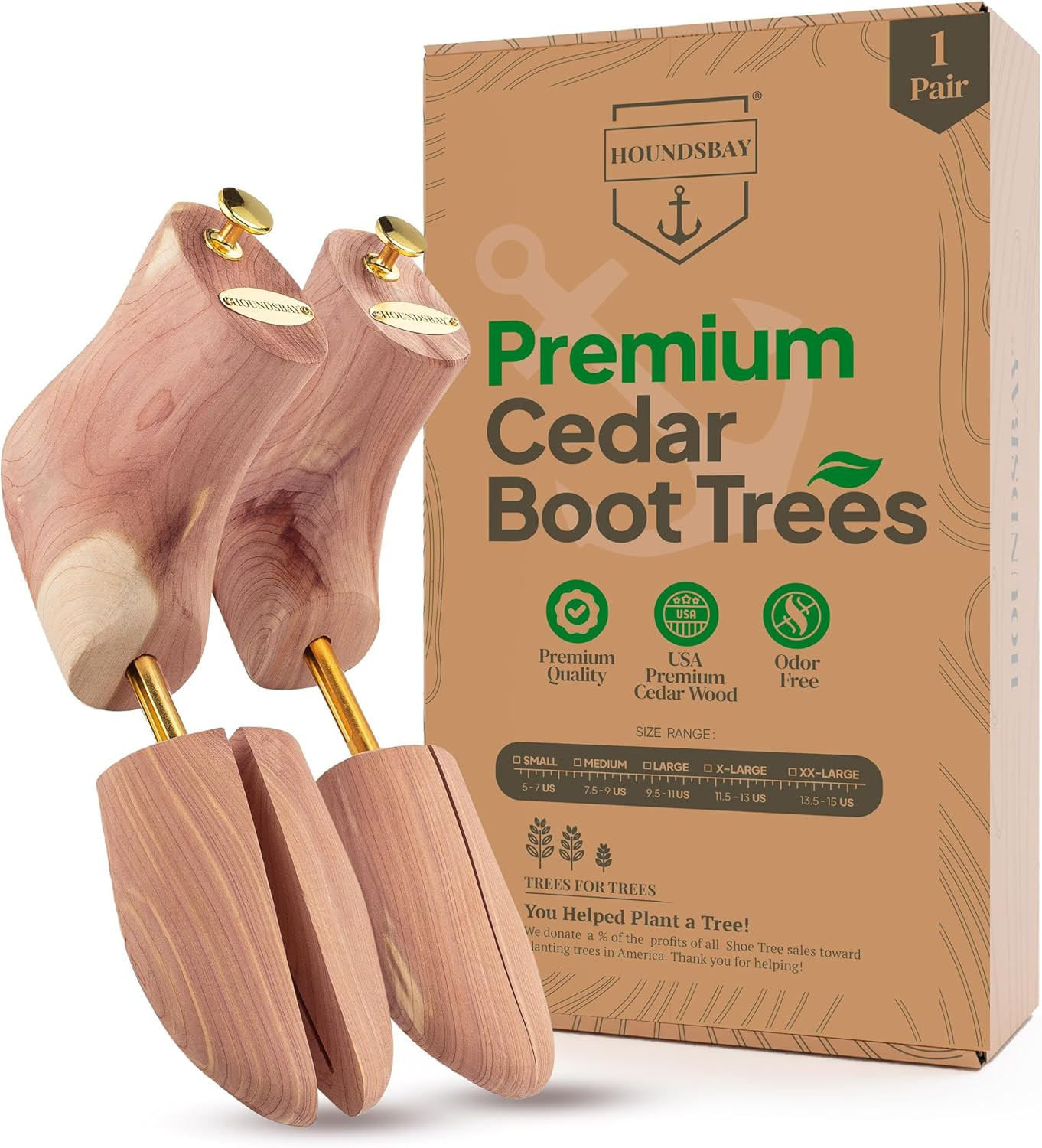 Boot Trees, Cedar Boot Tree for Men, Shoe Tree for Boots, Boot Stretcher & Shape