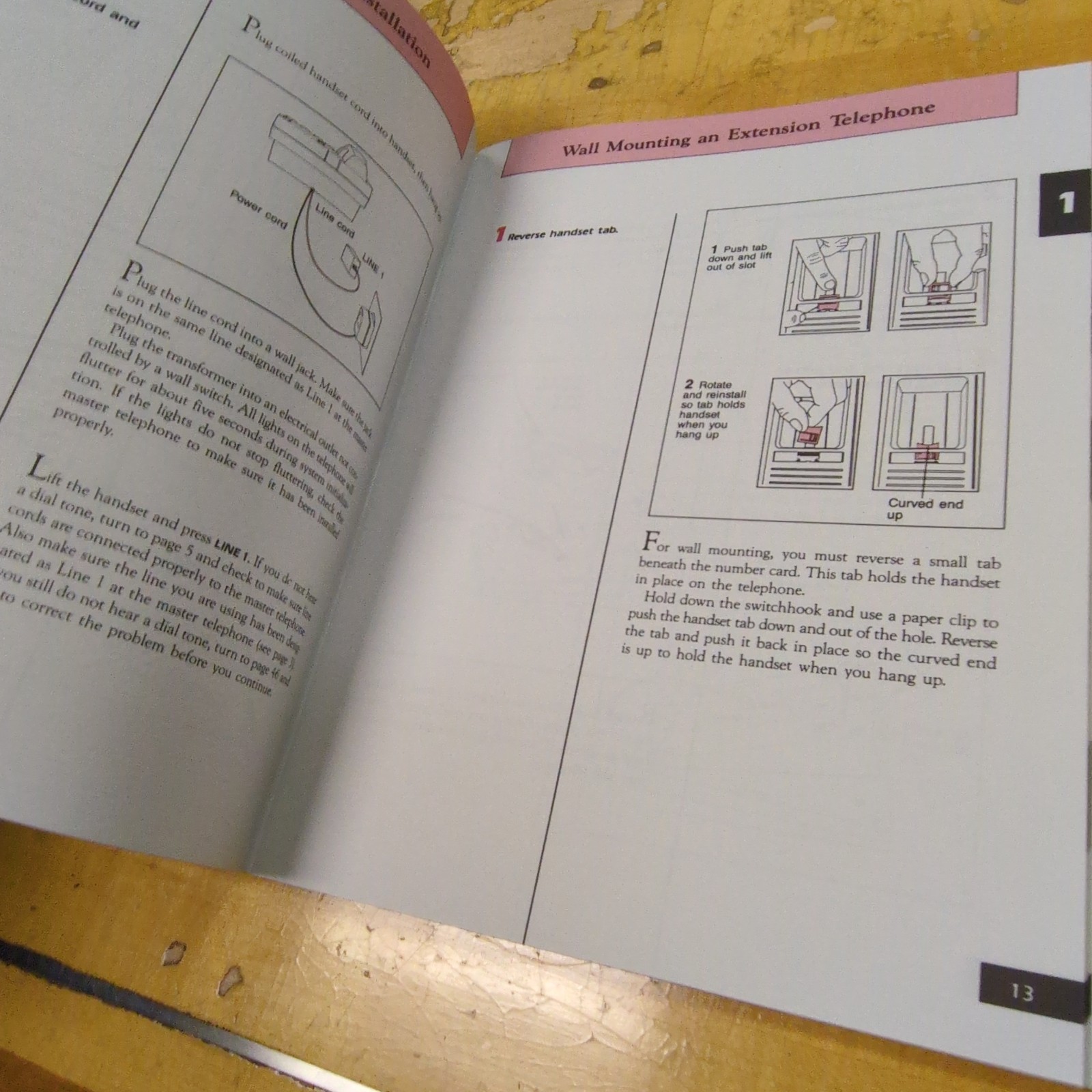 Vintage Owner’s Guide AT&T Two-Line Communications System 2000