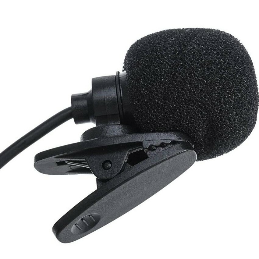 Portable UHF Wireless Lavalier Lapel Mic System With Receiver