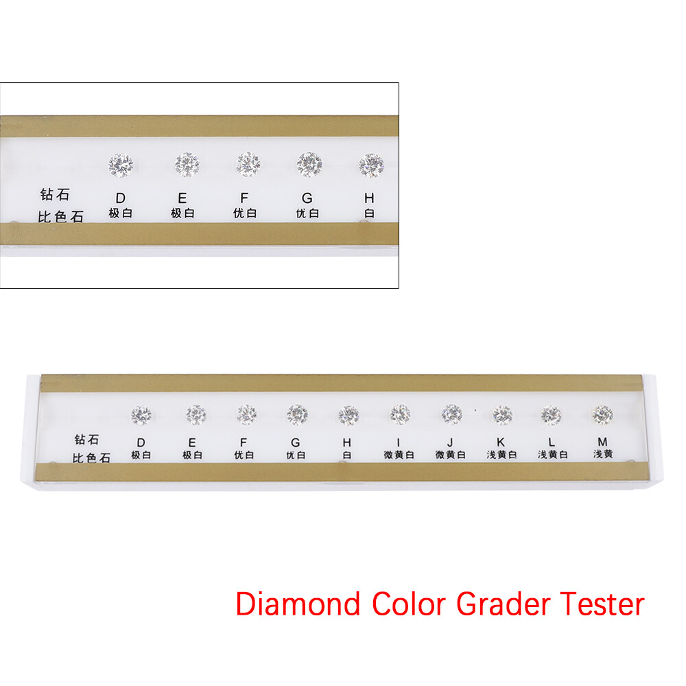 Diamond Color Grading Color Tester Tool GIA Master Set D-M Colorimetric 10 US