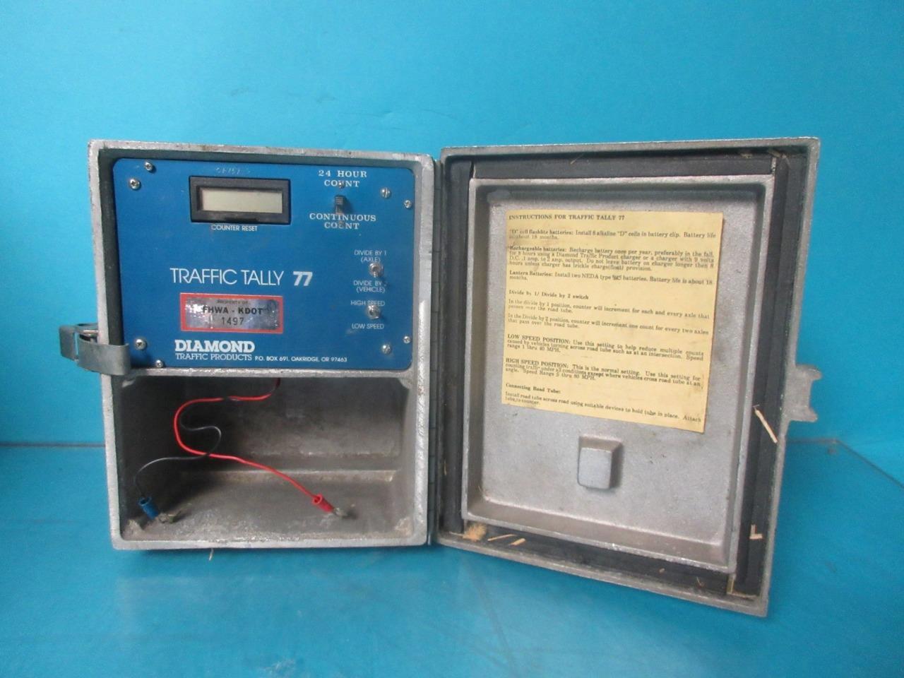 DIAMOND TRAFFIC PRODUCTS TRAFFIC TALLY 77 ROAD TUBE CAR/VEHICLE COUNTER IN CASE
