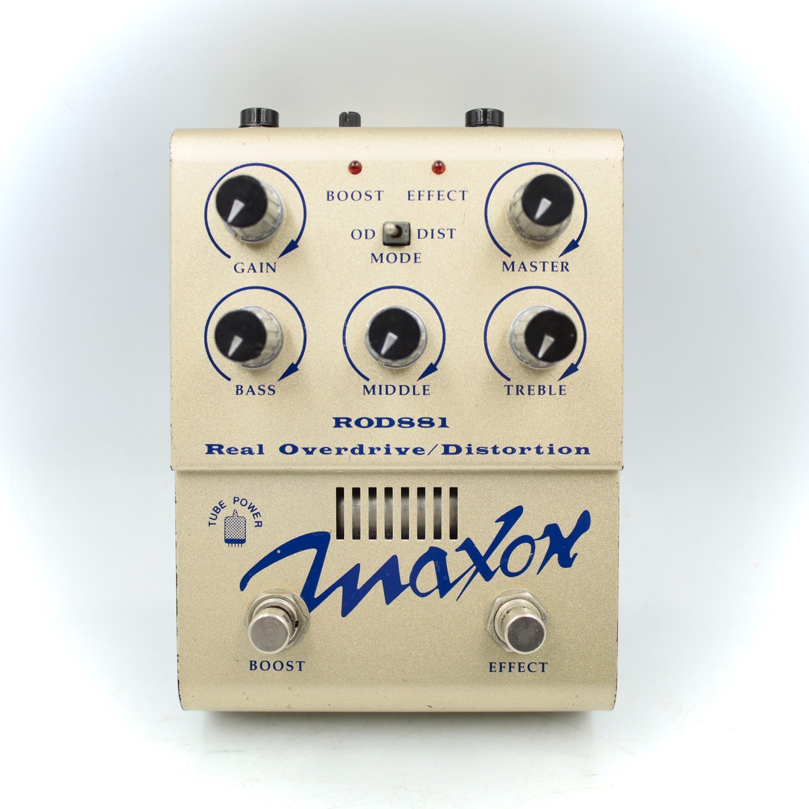 MAXON ROD881 Real Tube Overdrive/ Distortion Made in Japan Effect Pedal 975HS057
