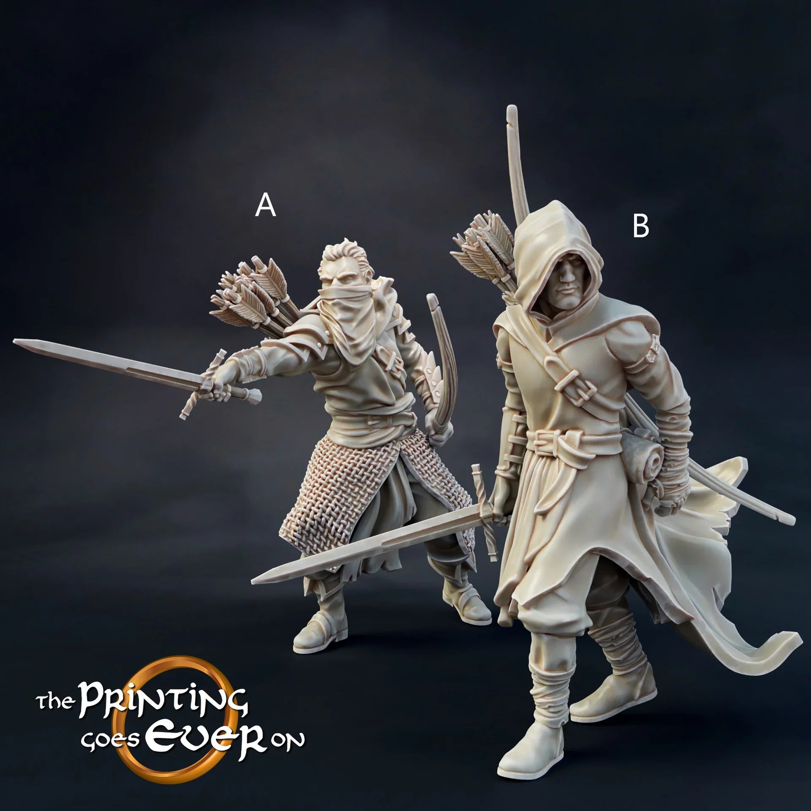Watchers of Mona'Firth - Swords A and B (Set of 2) - 28-32mm - Resin Tableto