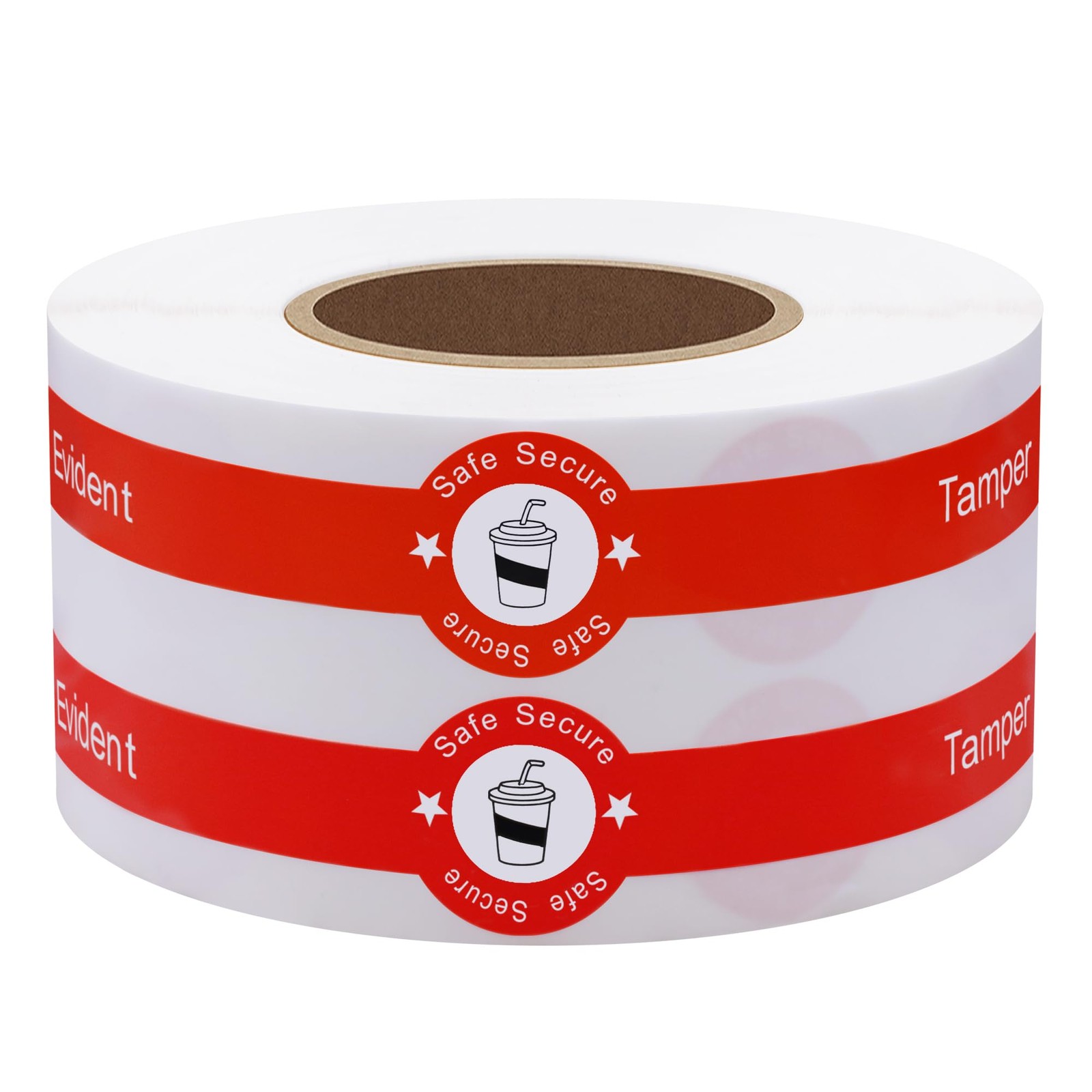 HYBSK 500 Pcs Tamper Evident Seals Stickers for Drink Lids Tamper Proof Safe ...