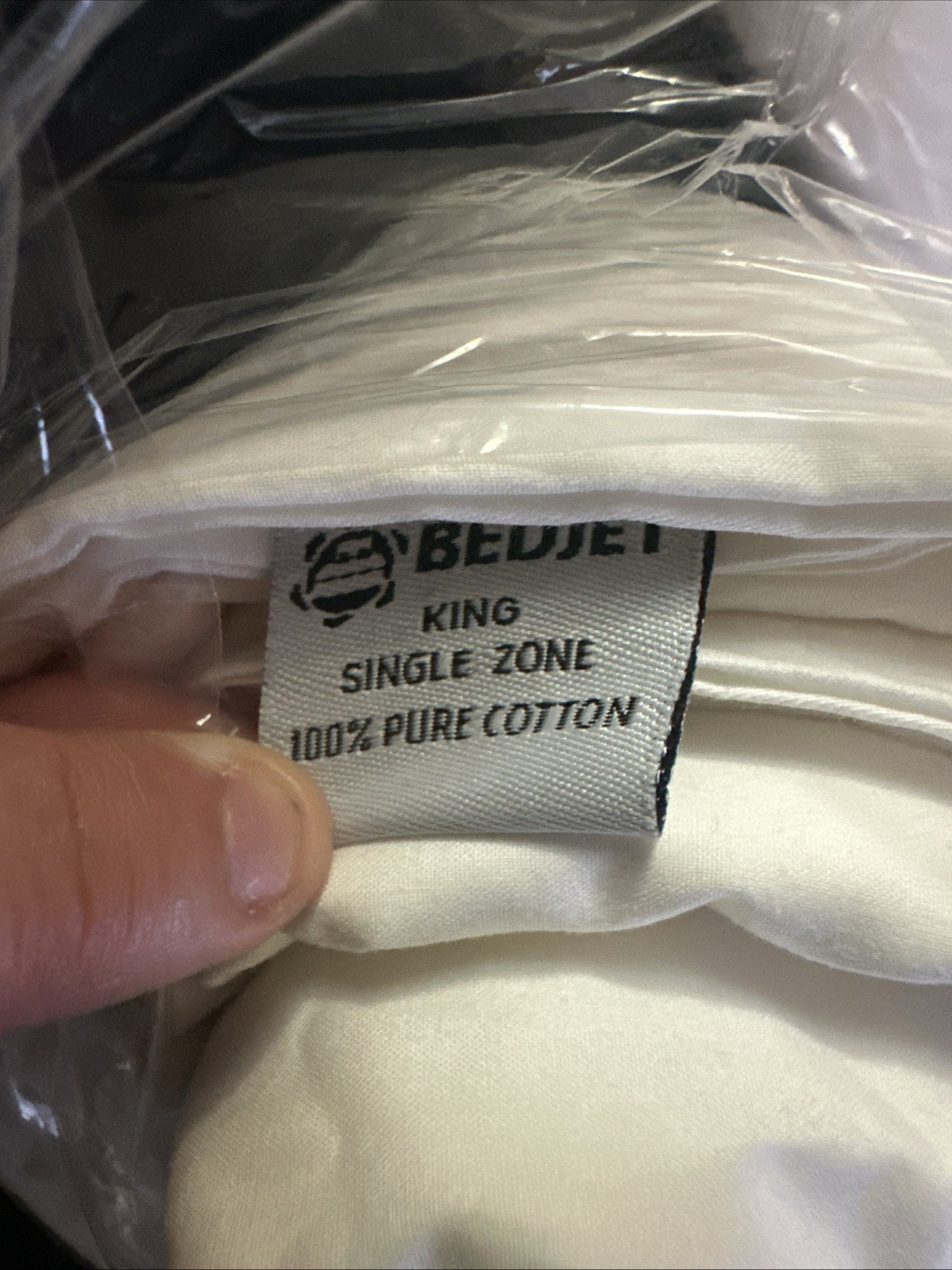 BedJet Cloud Sheet Single Zone King 100% Cotton Cooling &Warming Climate Control