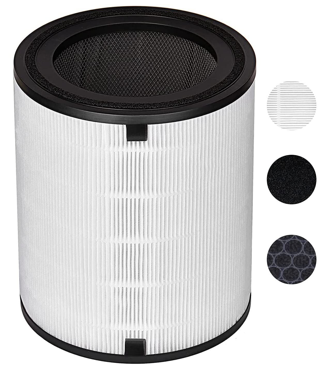LEVOIT LV-H133 Air Purifier Replacement Filter Set True Activated Carbon Filters