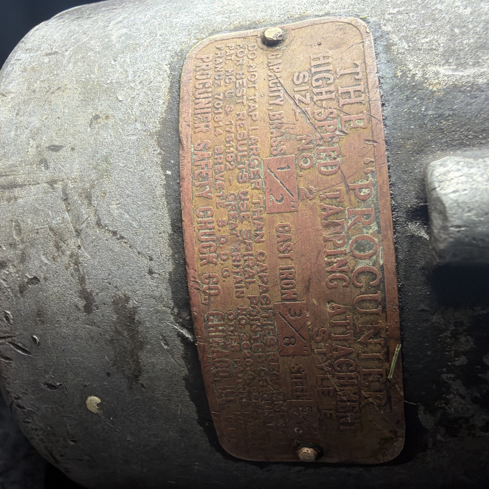 PROCUNIER #2 E HIGH SPEED TAPPING HEAD