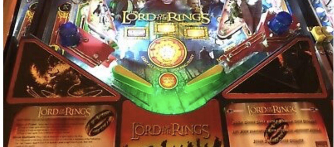 LORD of the RINGS Pinball Machine APRON MAGNETS Mod-Cover Up The Ugly Girls