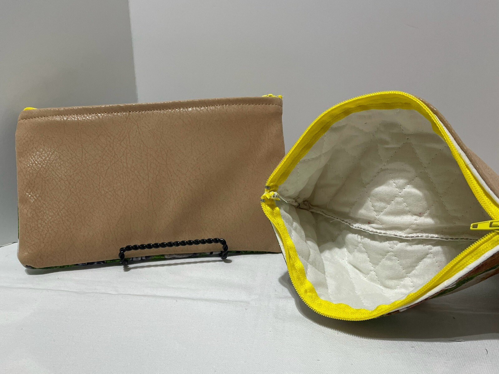 GOATS ZIPPER POUCH gift bag COSMETIC HANDMADE