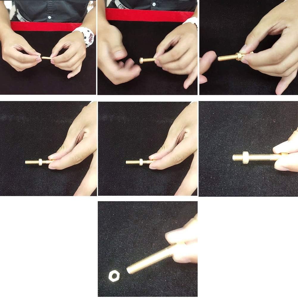 New Nut Off Bolt Screw Close up Magic Tricks Super Ultimate Rotating Magic Gimmi