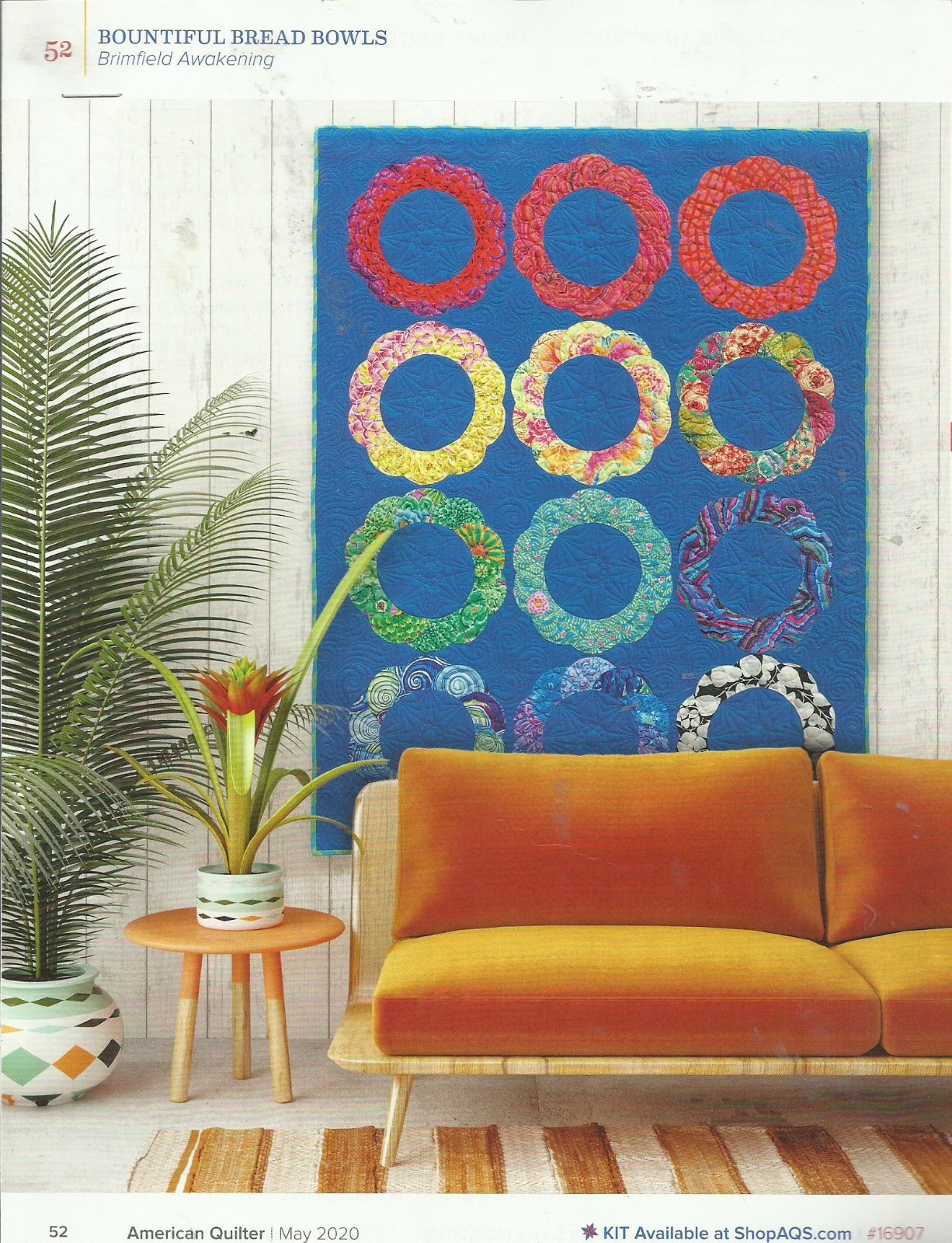 E0557 BOUNTIFUL BREAD BOWLS QUILT PATTERN/INSTRUCTIONS