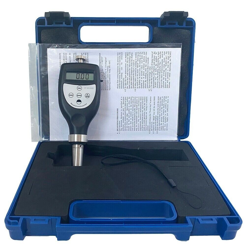 Digital Wood Densitometer Density Meter with Under-voltage Alarm Function