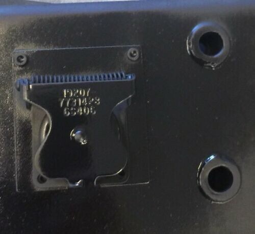 Elec. Cover Plate Black Fits Military Humvee Airlift Bumper A2 M998 M1043