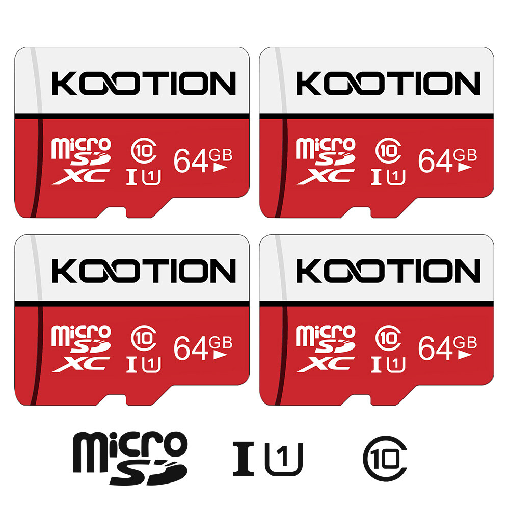 64GB Micro SD Card Micro SDXC Memory Card with Adapter Class 10 TF Flash Card