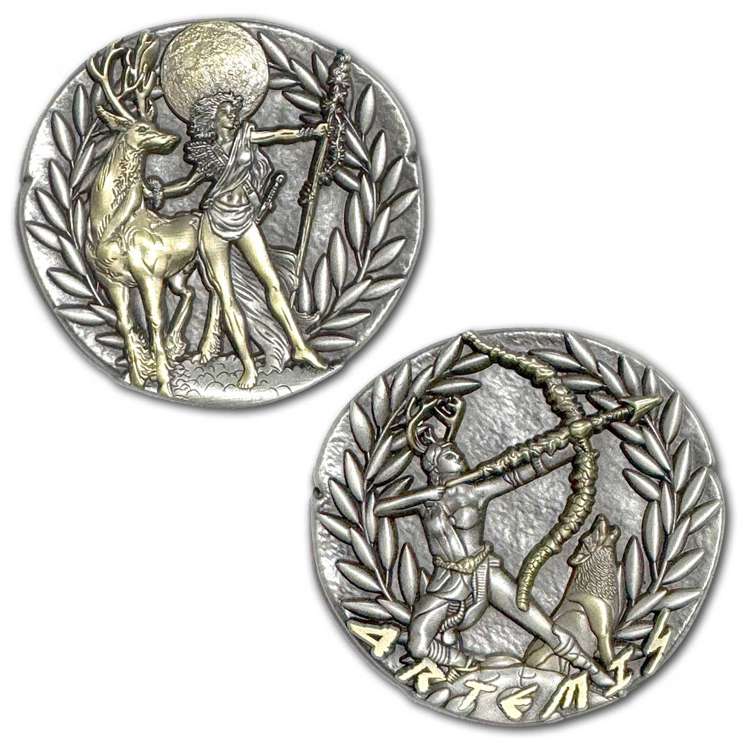 Artemis Greek Goddess of Nature, Healing, The Hunt Ancient Collectible Coin