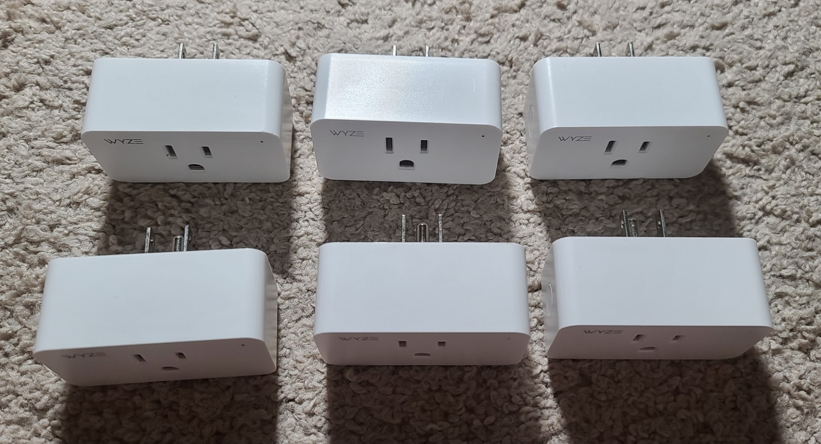 Wyze Compact Smart Plug WLPP1 WLPP1CFH-1 6-Pack