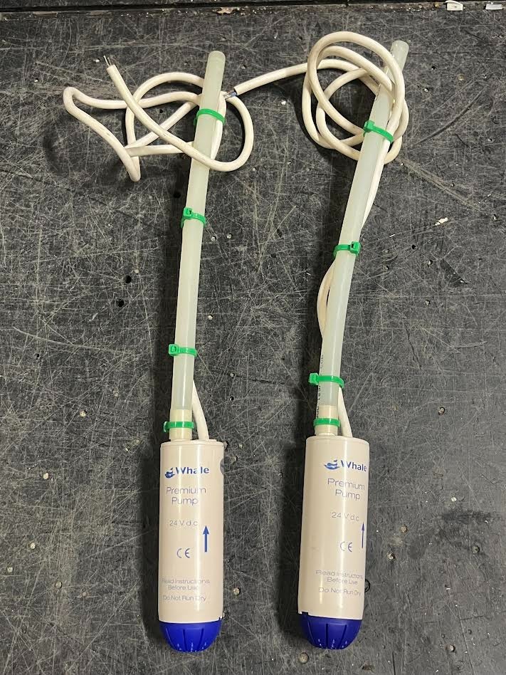 Lot of 2 Whale Premium Pump 24 VDC new bo box