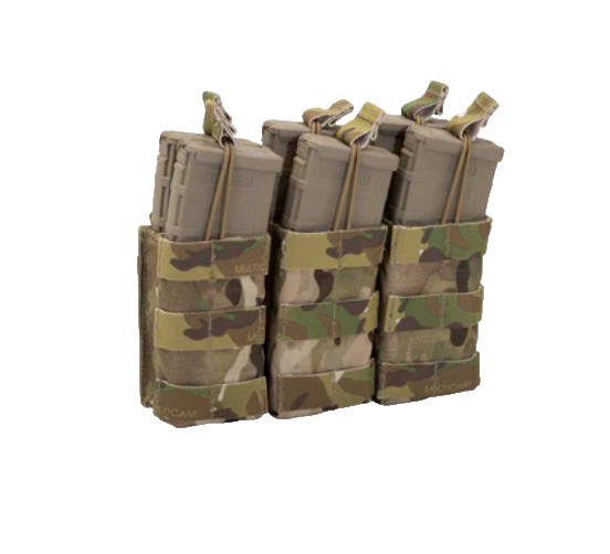 T3 Gear™  Tactical 6-Mag Pouch - Multicam - 6 Magazine Compartments - MOLLE