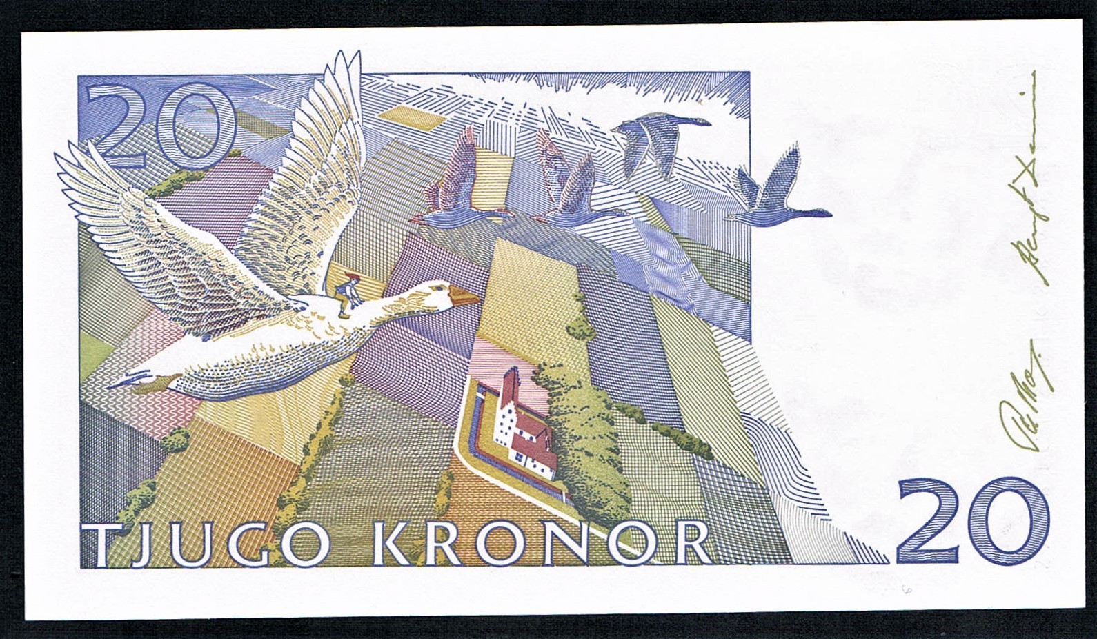 SWEDEN - 20 KRONOR 1991 UNC P 61a