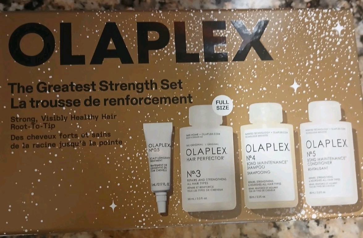OLAPLEX The Greatest Strength 4 PIECE Hair Care Set: #0.5, 3, 4, 5 - NIB