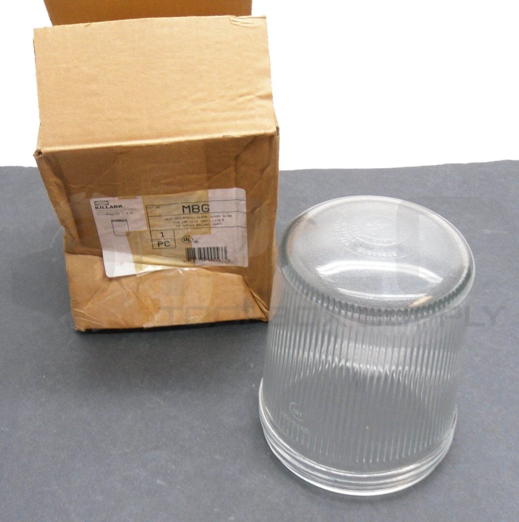 NEW KILLARK MBG  HEAT RESISTANT GLASS GLOBE CLEAR *READ*