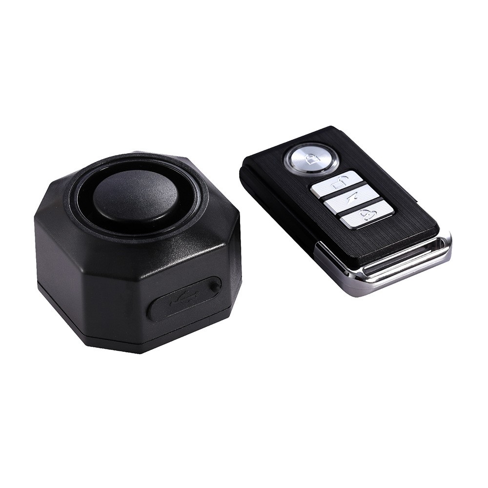3 Set 110dB Loud Vibration Alarm Security System with Remote Long Range Control