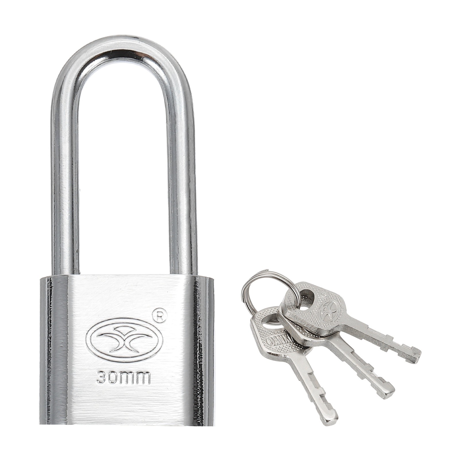68mm Keyed Padlock 1.2" Wide Body Steel Pin Tumbler Padlocks with 3 Keys