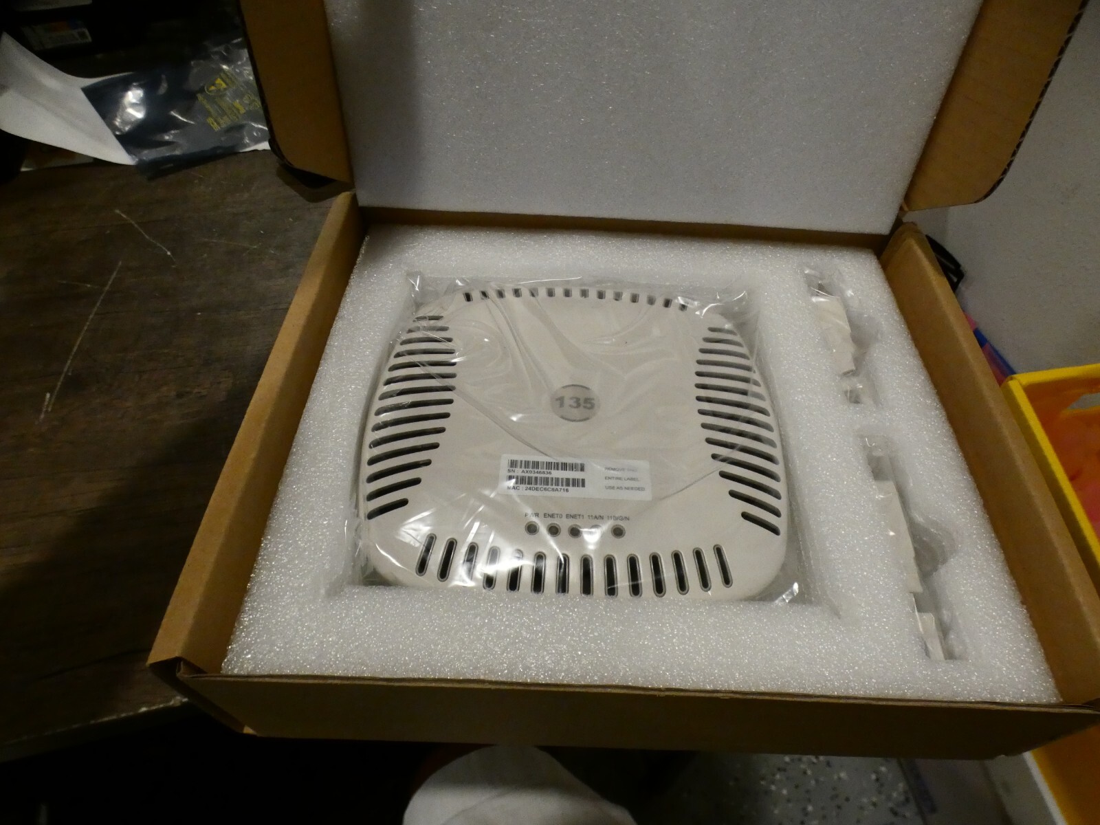 NOB Aruba Networks AP-135 Wireless Access Point WAP Ethernet LAN POE Gigabit