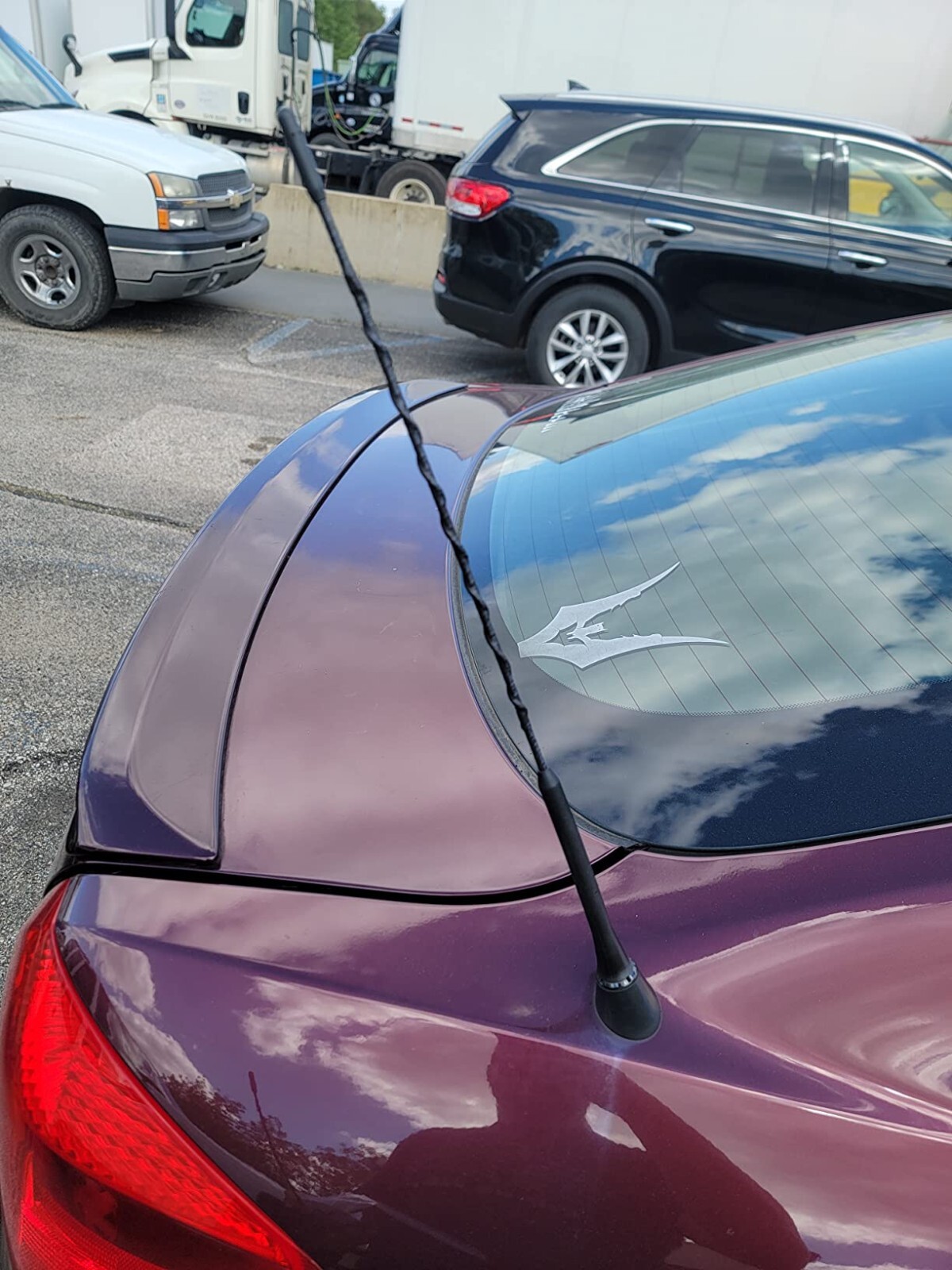 16" inch Antenna Mast Black Power Radio AM/FM for SCION tC 2005-2016 Brand New
