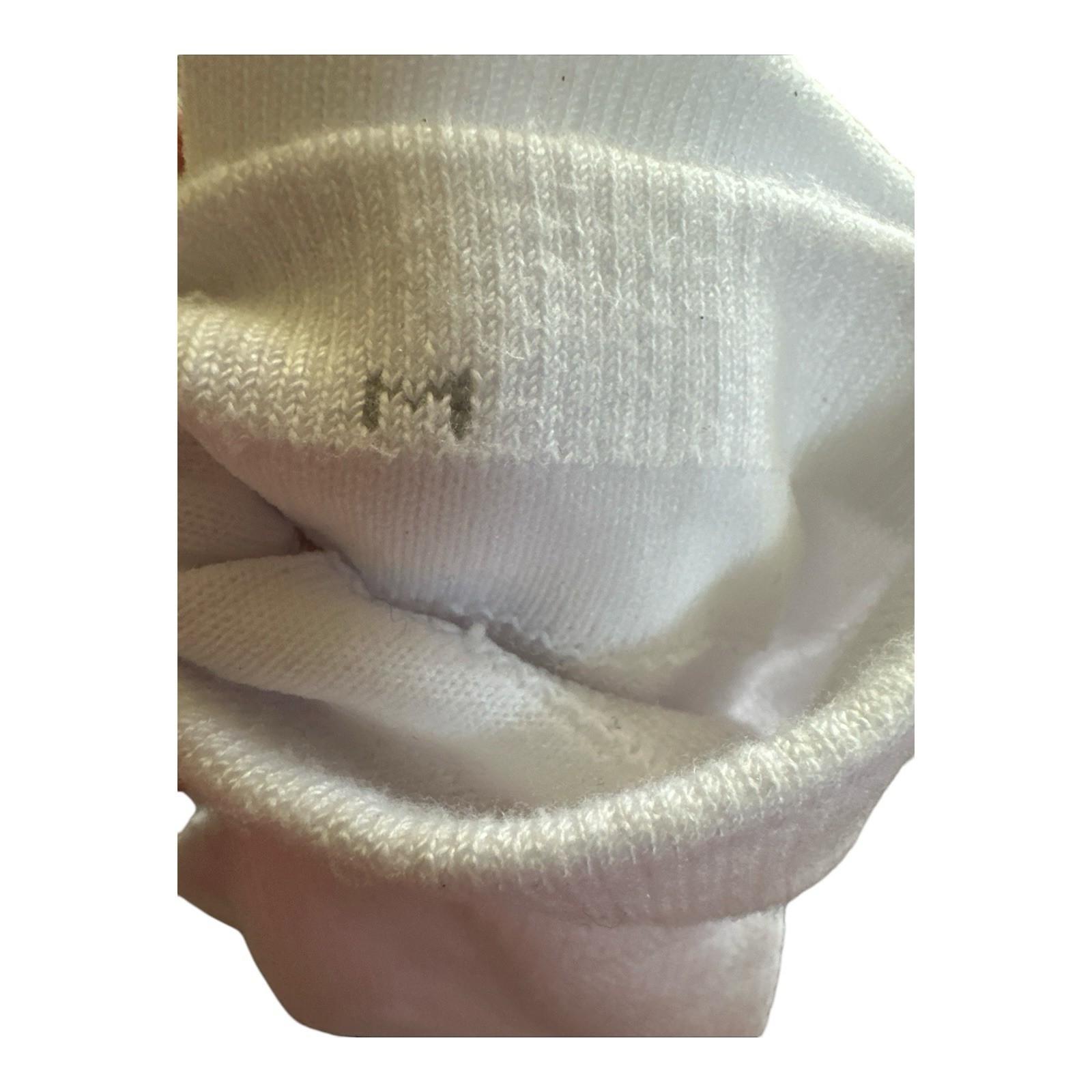 White Athletic Compression Socks - Womens Medium Secure Compression