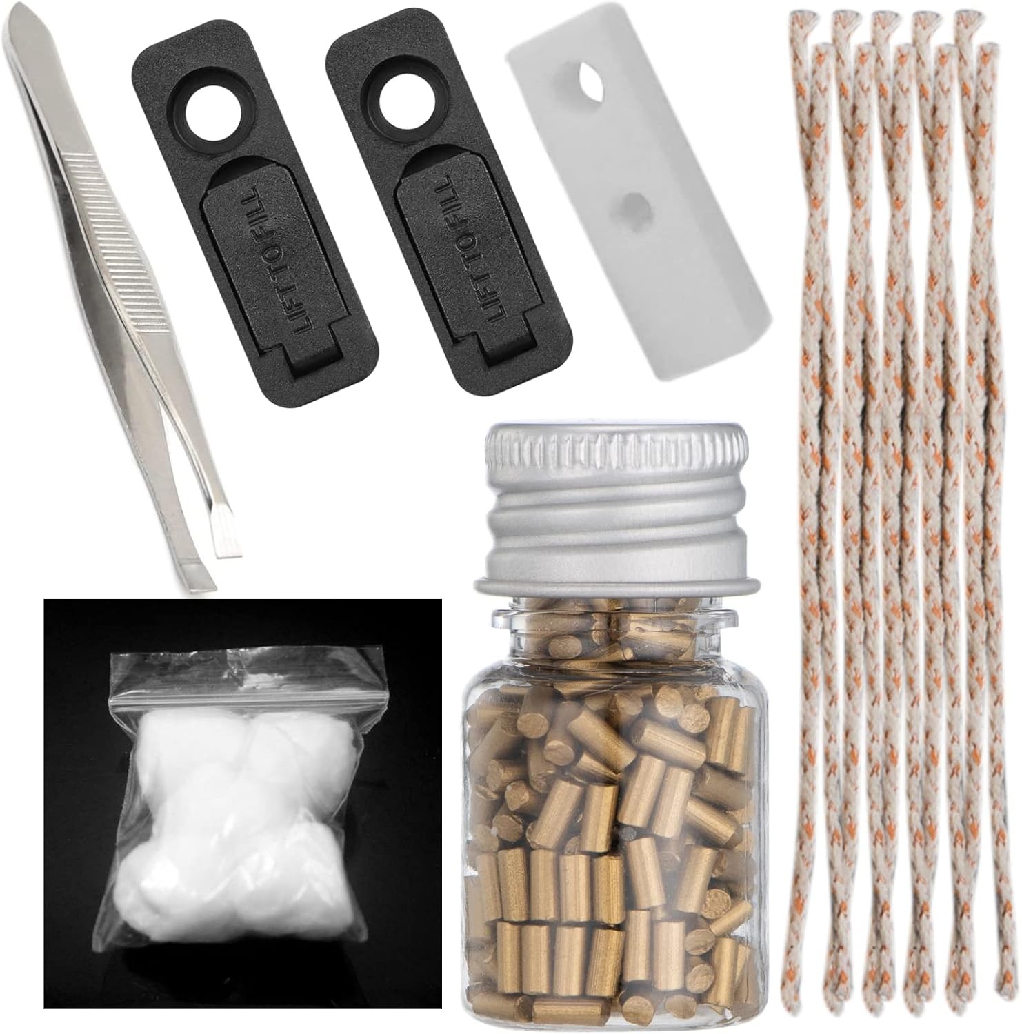 Universal Lighter Replacement Repair Kit Pack for Petrol Gas Fluid Gold