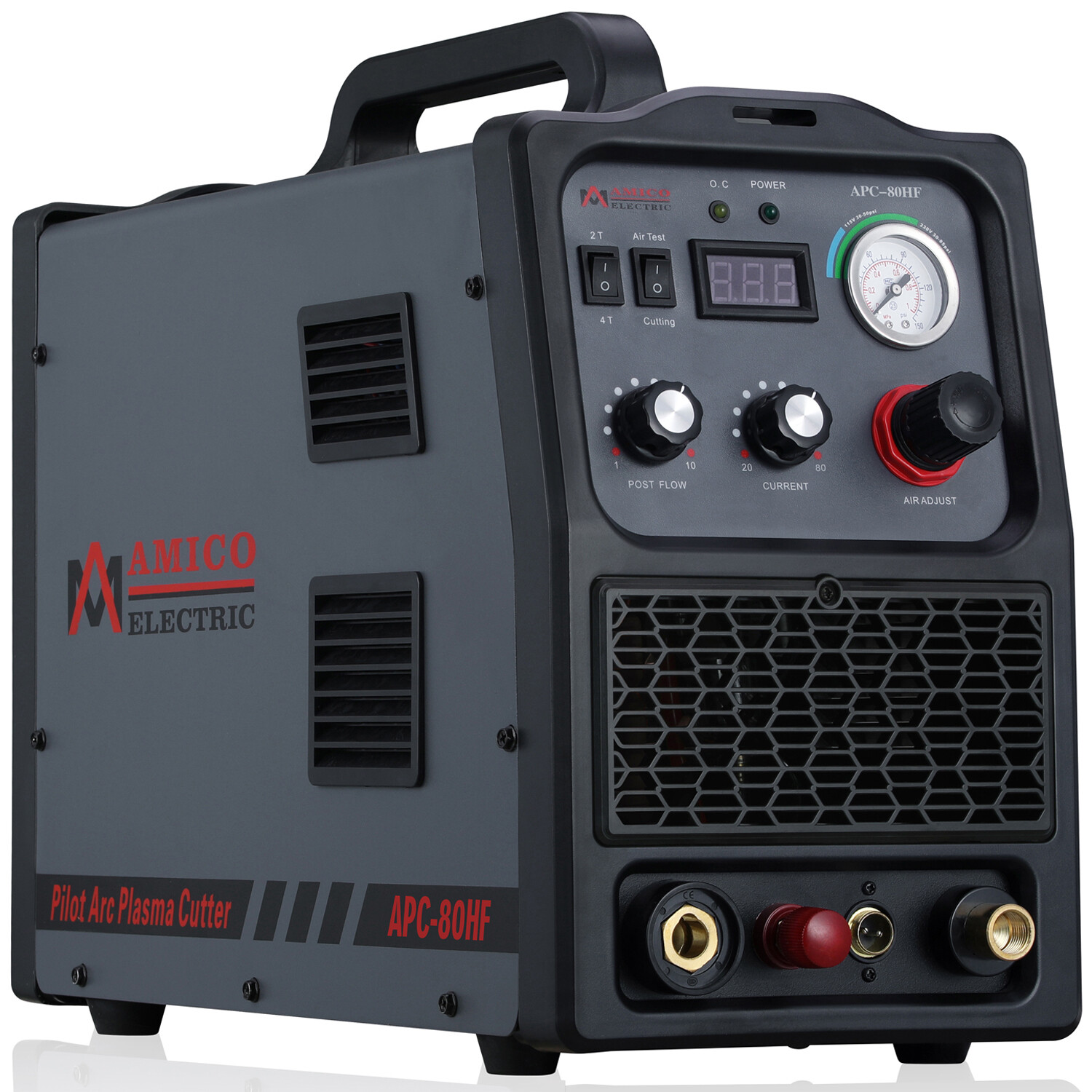 APC-80HF, Professional 80-Amp Pilot Arc Non-touch Plasma Cutter, 80% Duty Cycle