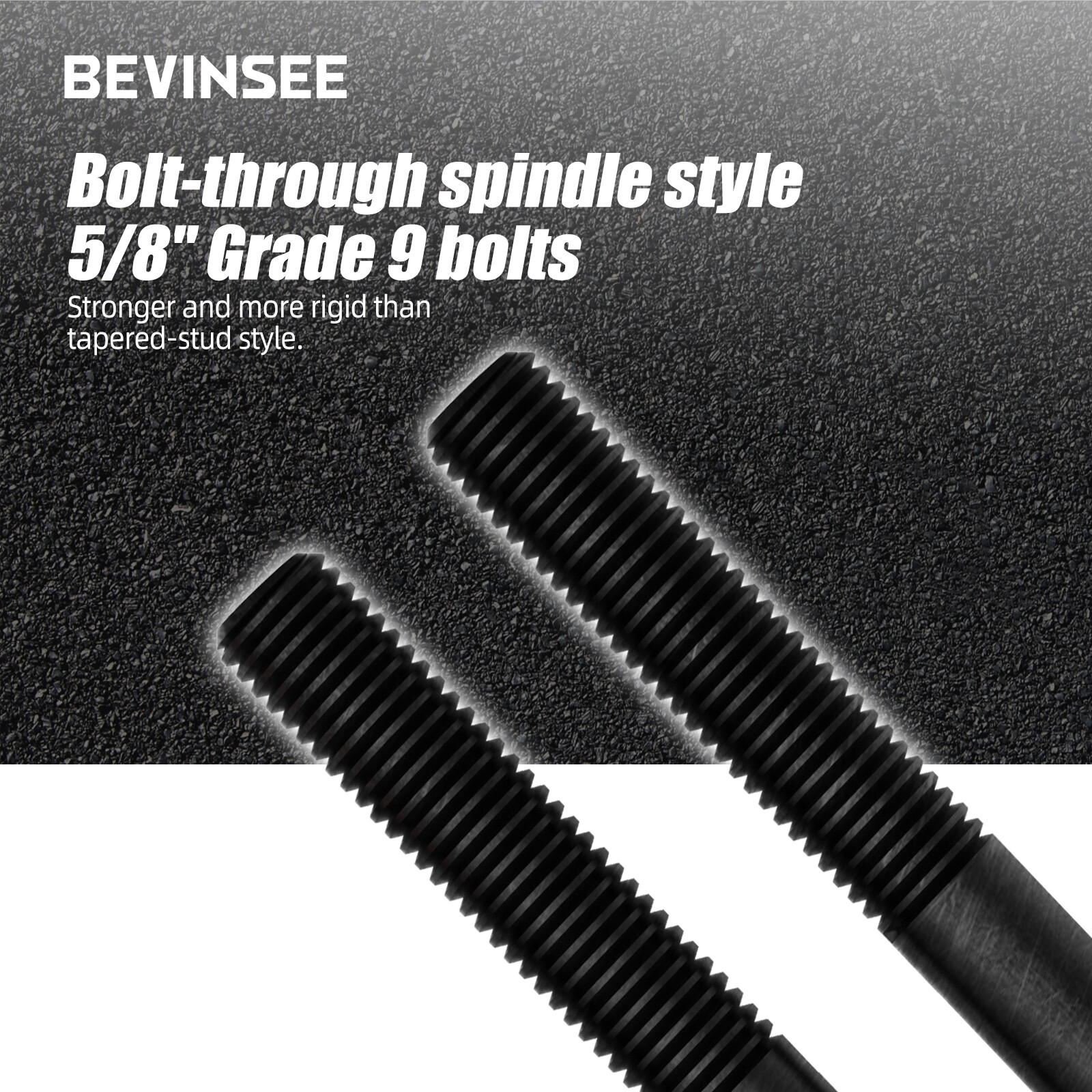 BEVINSEE Adjustable Maximum Bump Steer Kit For Power Rack For Mustang 1979-1993