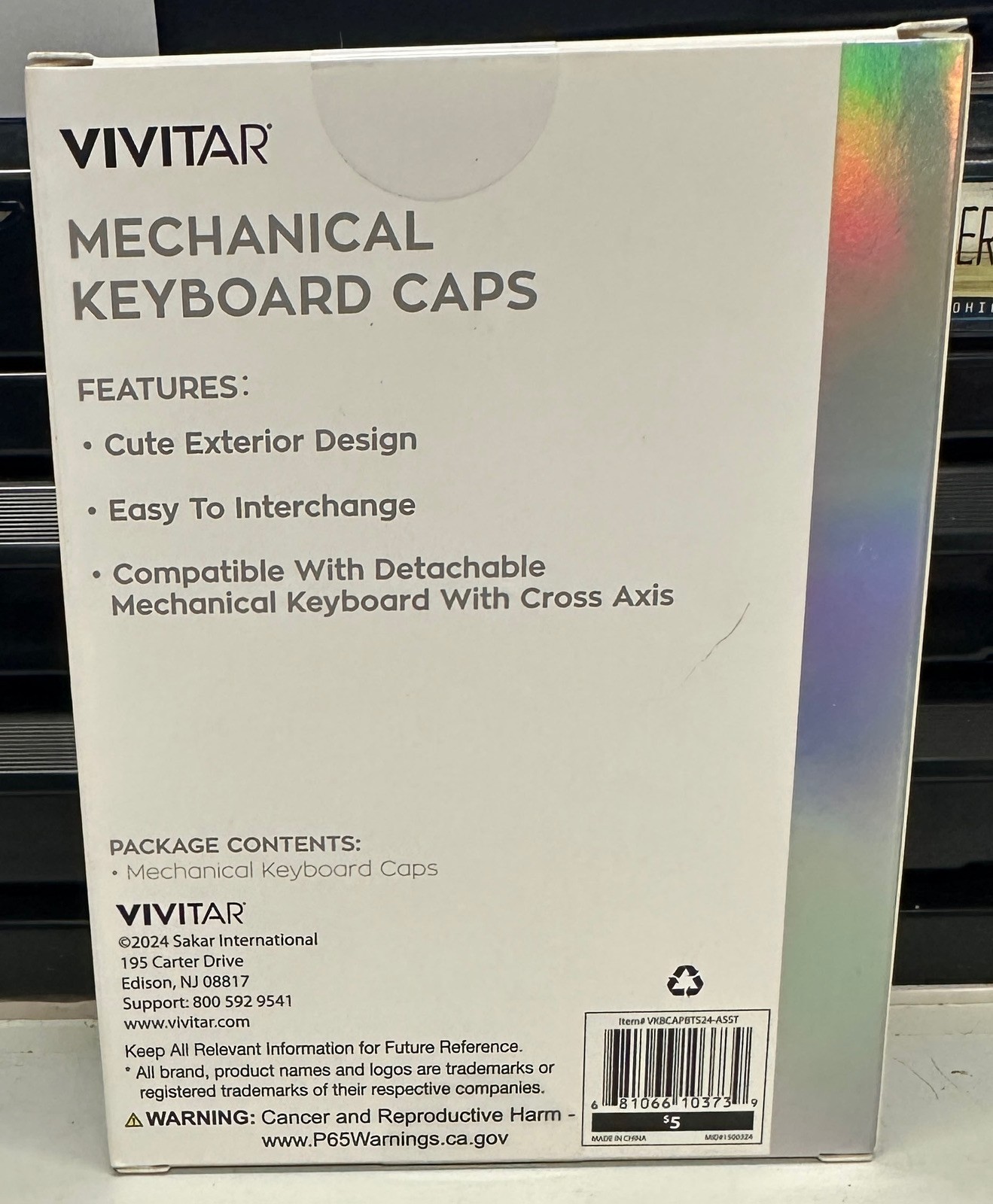 New Items: Vivitar Mechanical Keyboard Caps - UFO