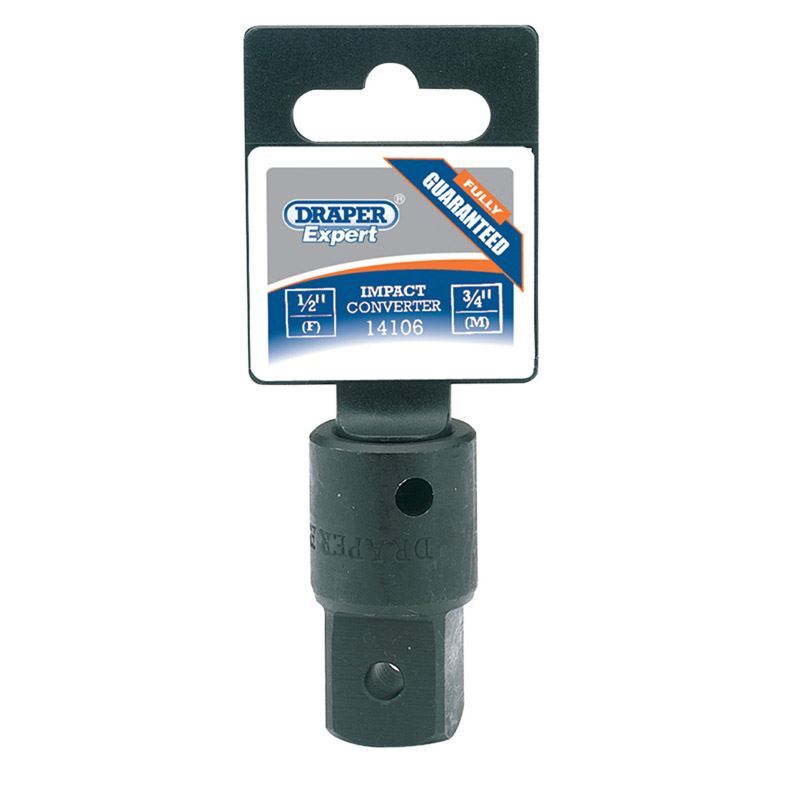 Draper Expert 1/2"(F) x 3/4"(M) Impact Socket Converter 14106